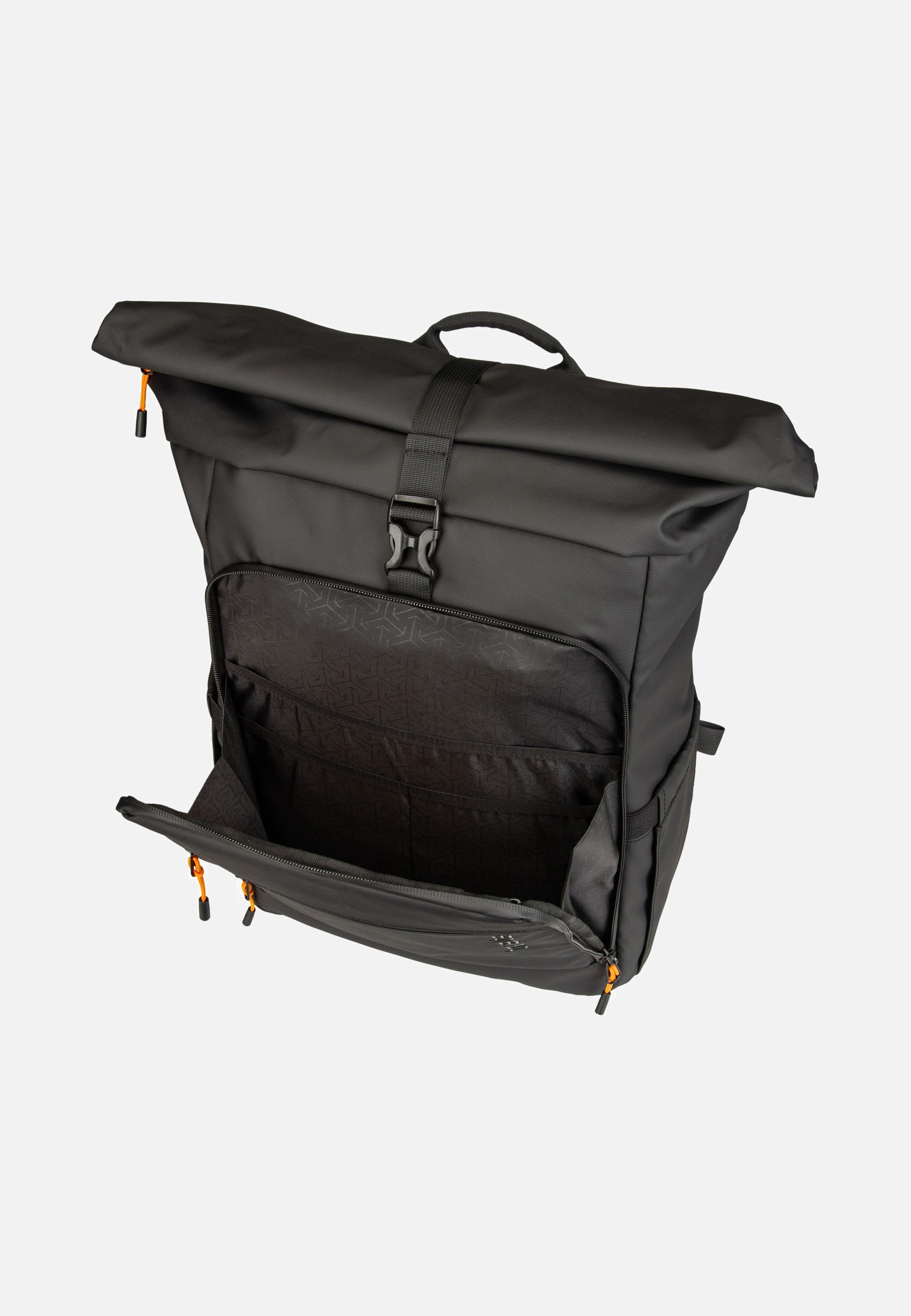 Briize Backpack M Roll-Up Black - Rucksack