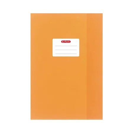 Herlitz Hefthülle A5 Baststruktur orange