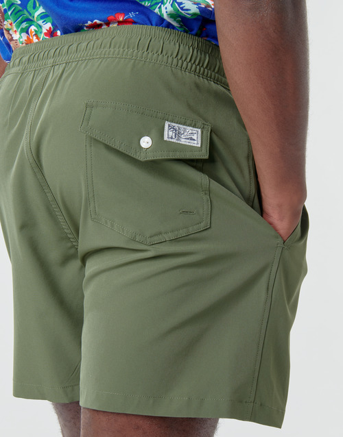 Polo Ralph Lauren - MAILLOT DE BAIN UNI EN POLYESTER RECYCLE Kaki