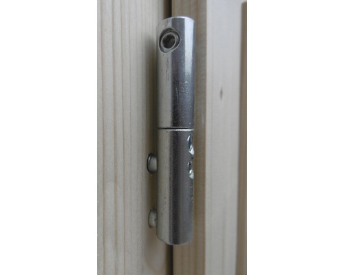 Zij-ingangsdeur, hout Kansas spar, 980 x 1980 mm, rechtsdraaiend