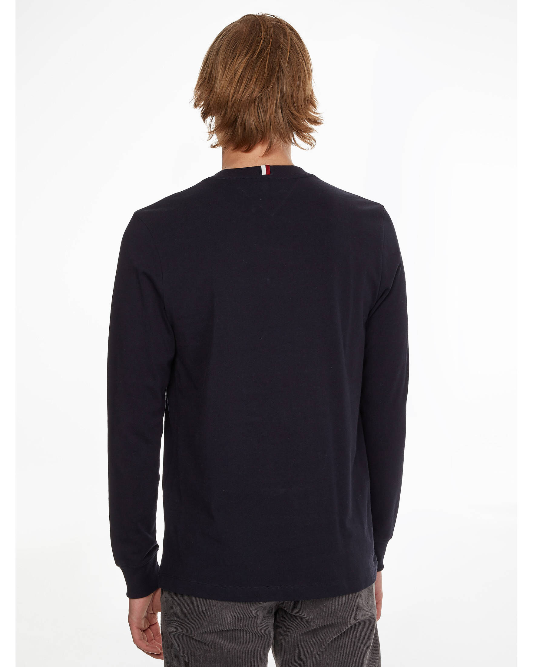 Tommy Hilfiger| Herren Langarmshirt LUX MONOGRAM LONGSLEEVE