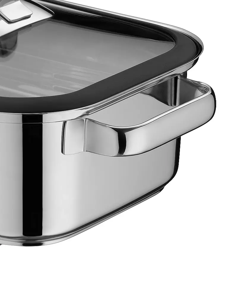 WMF Vitalis Aroma Dampfgarer mit Silikondichtung 6,5l silber