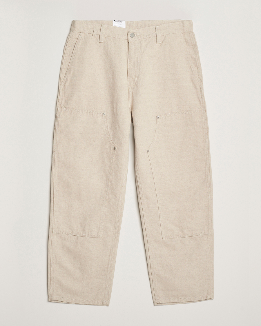 Carhartt WIP Walter Double Knee Cotton/Linen Pant Natural