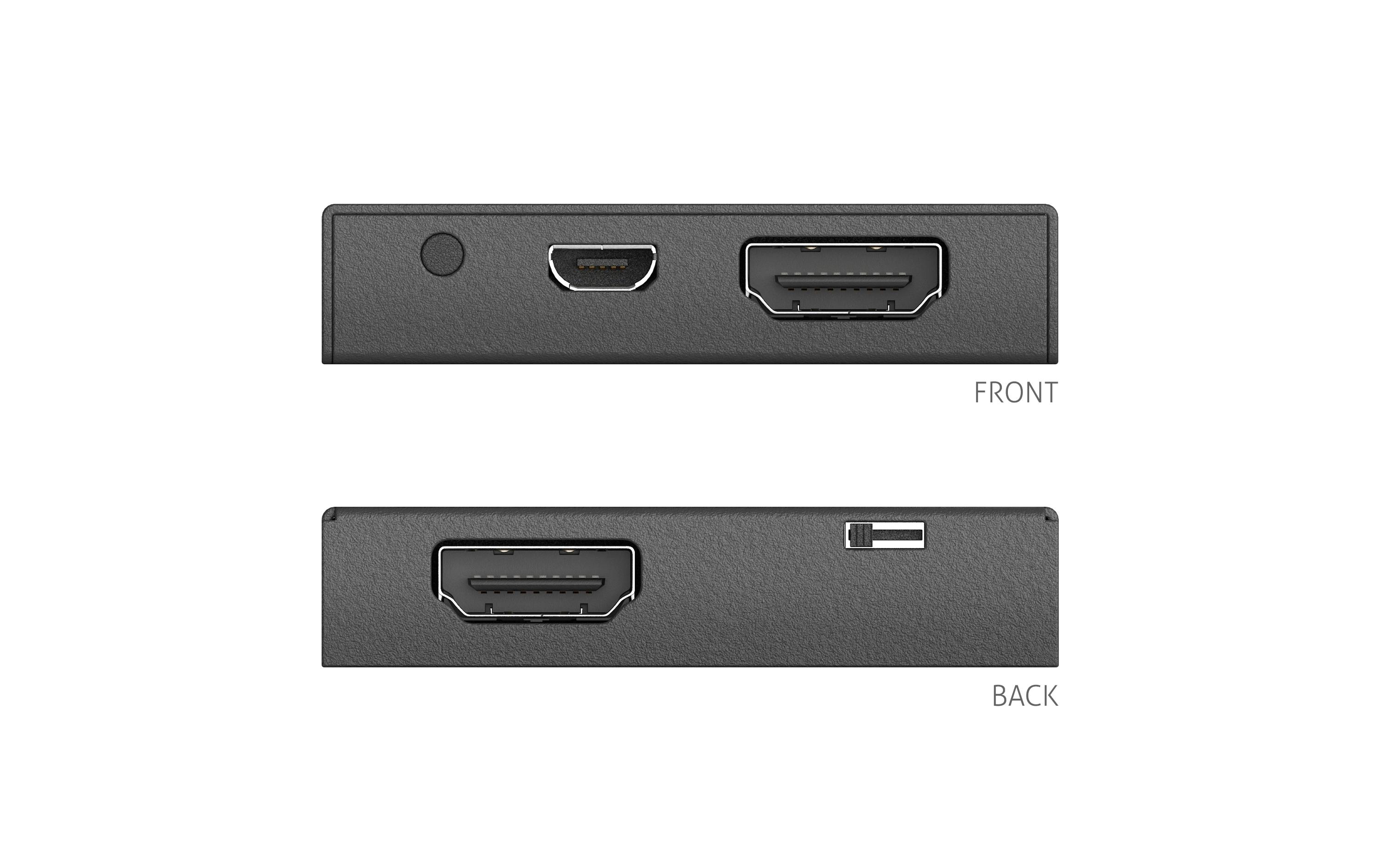 Signalverstärker PT-C-HDCP-DS4K 18Gbps Aktiver HDMI Signalverstärker, HDCP Konverter mit Scaler