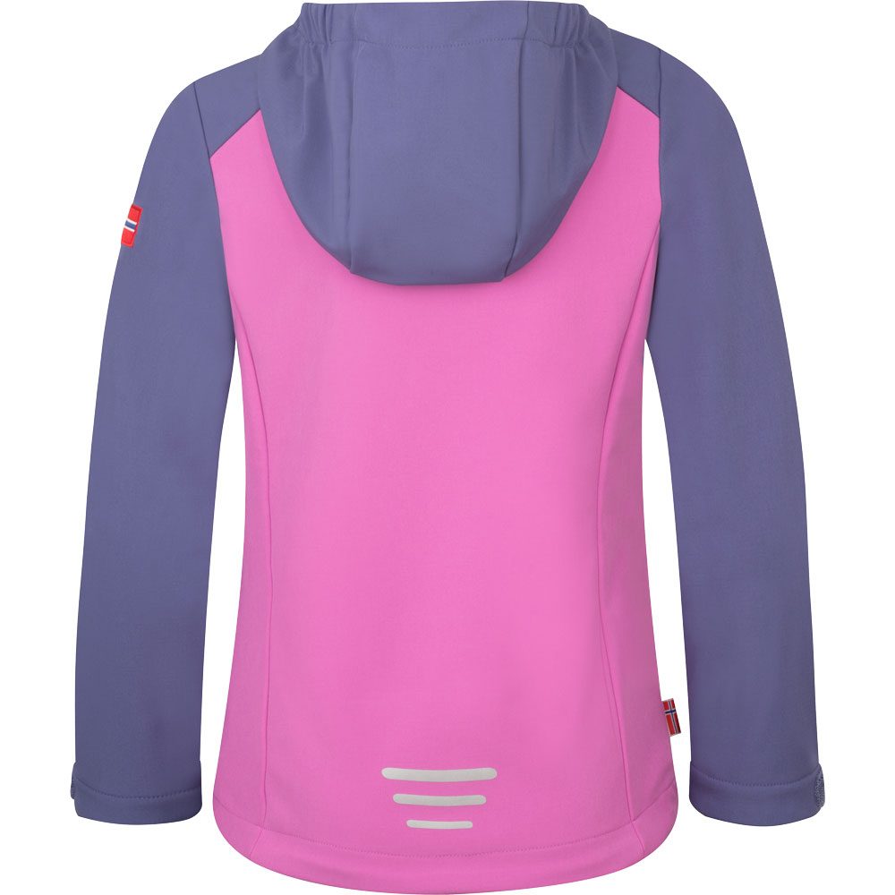 Trollkids Kristiansand XT Softshelljacke Mädchen violet blue