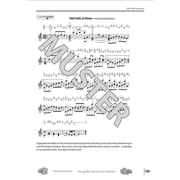 Conny Sommer Das große Lehrbuch für Kalimba