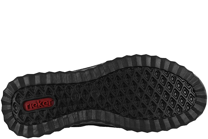 RIEKER SKO I SORT NUBUCK
