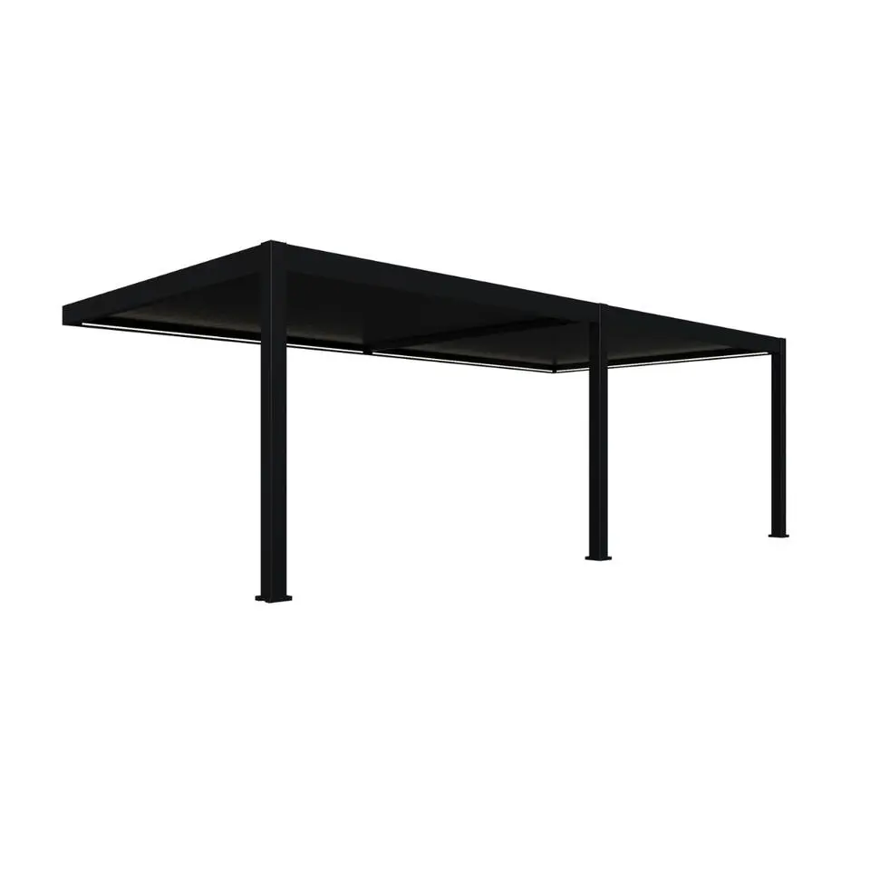 Orion Premium overkapping E-LED 400 x 800 cm antraciet