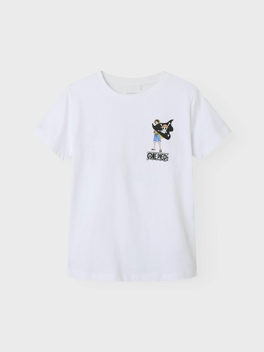 DÊ UM NOME A ESTE ITEM<br>Camiseta de manga curta, estampa One Piece