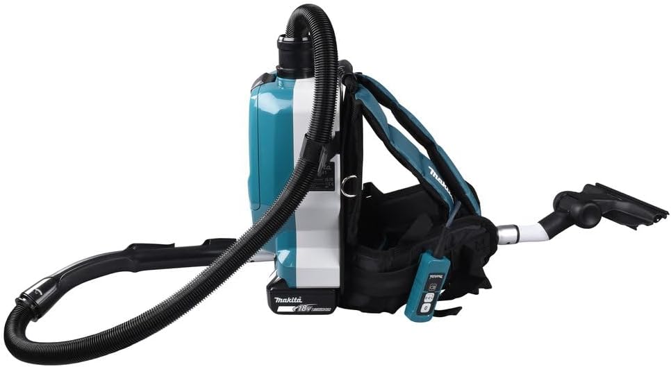 Makita DVC261Z Rucksackstaubsauger Bl 18 V x 2 Lxt mit Selector/ohne Akku und Ladegerät, Bunt