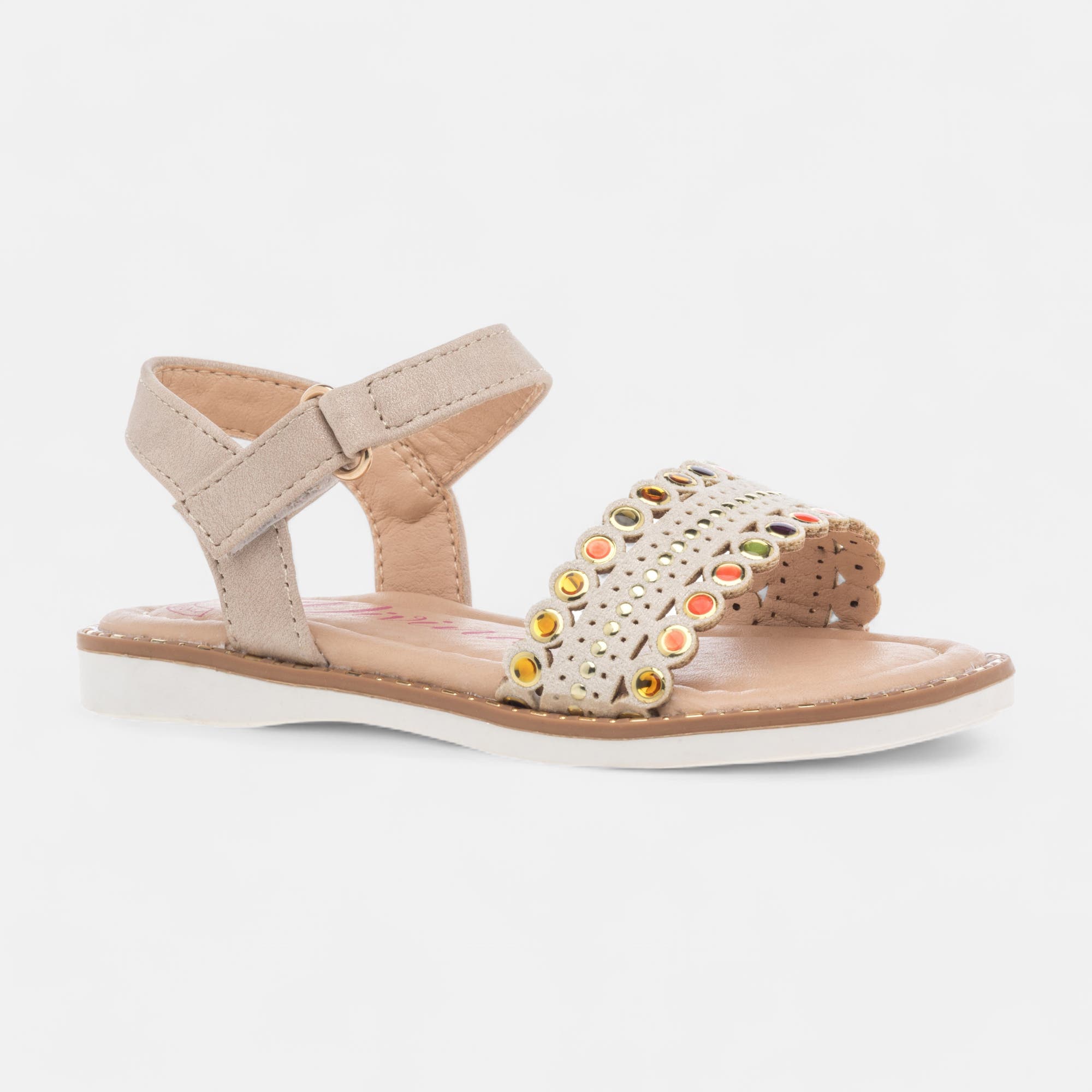 Nu-pieds Fille beige