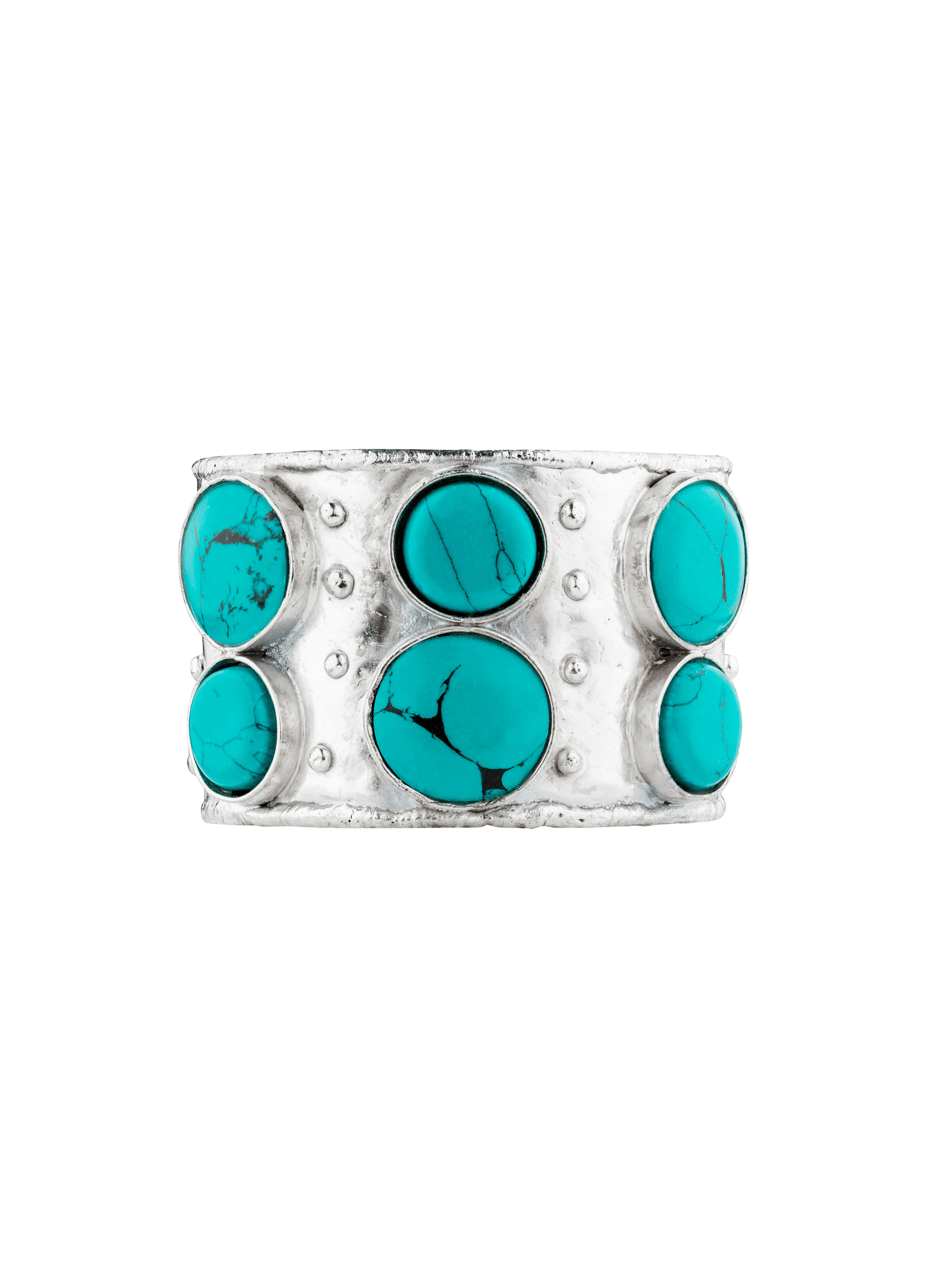 SHAMBALA - Bracelet jonc ajustable en laiton | Argent