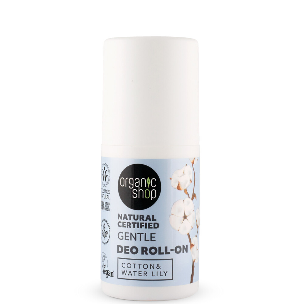 Organic Shop Deodorant Roller Cotton & Water Lily50 ml