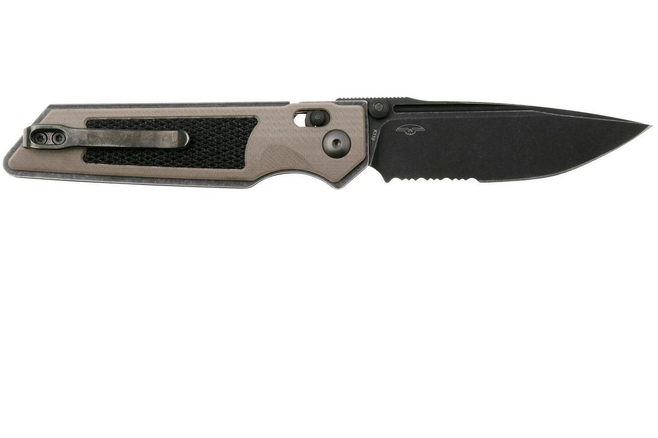 Real Steel Sacra 7711CB Black Böhler K110, Coyote G10, zakmes