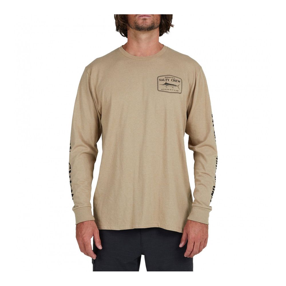 Salty Crew STEALTH STANDARD - Tee-shirt Homme khaki heather