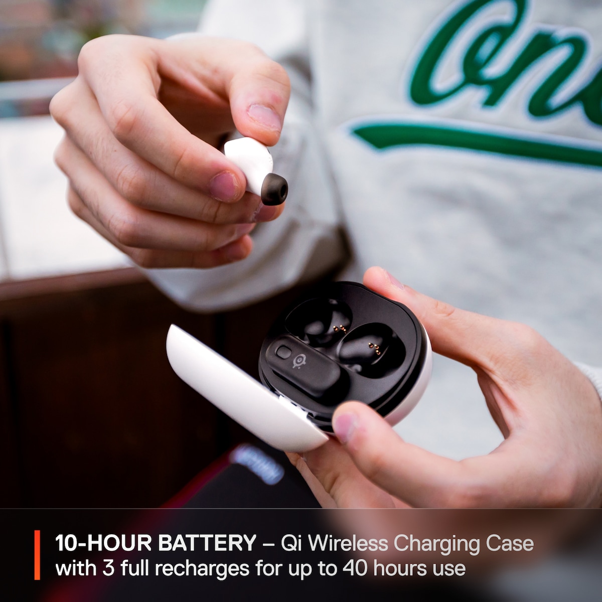 SteelSeries Arctis GameBuds hodetelefoner (hvit)