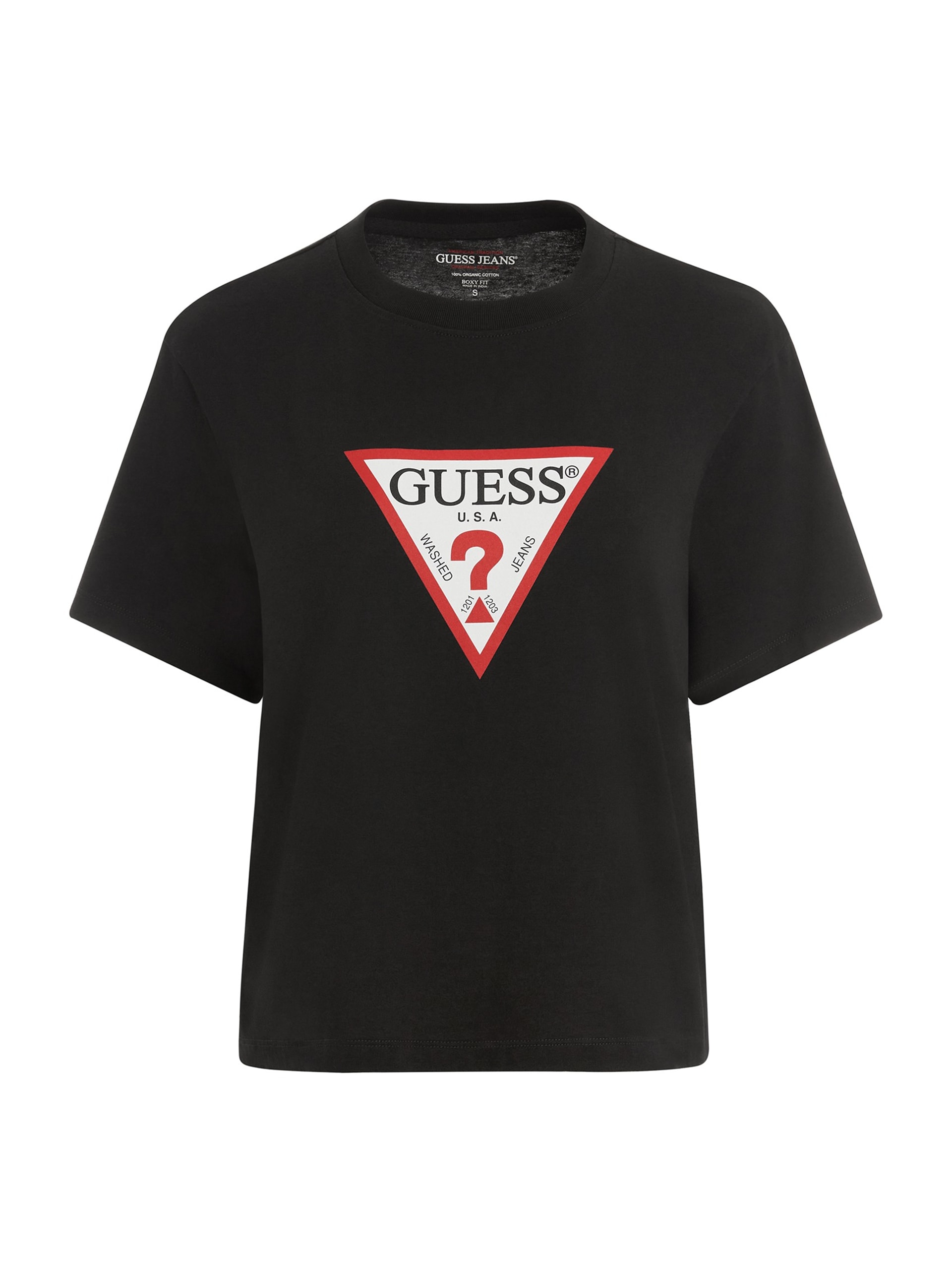 Camiseta icônica de modelagem quadrada