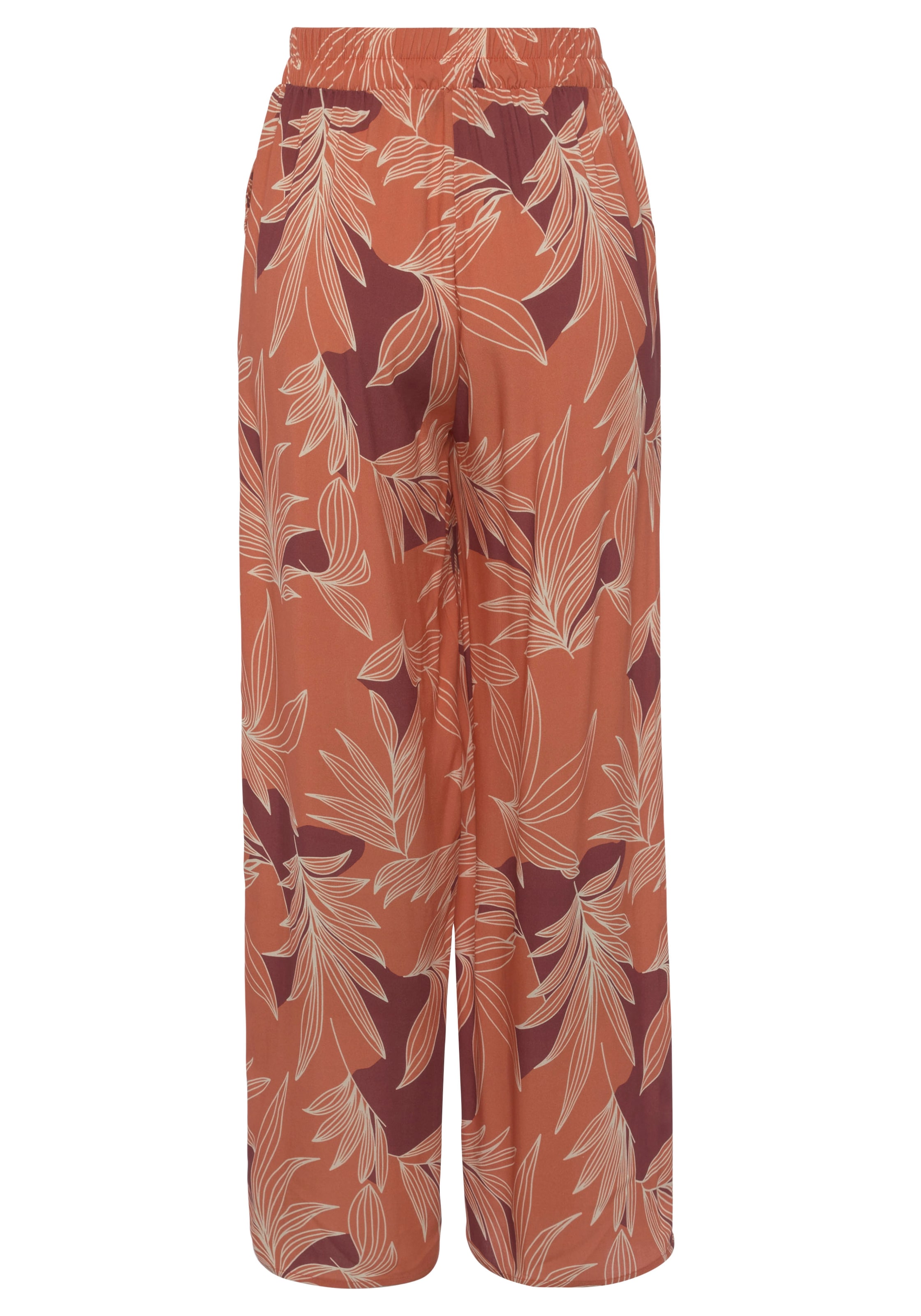 LASCANA Palazzohose  mit Alloverprint und Taschen, Wide-Leg, Stoffhose