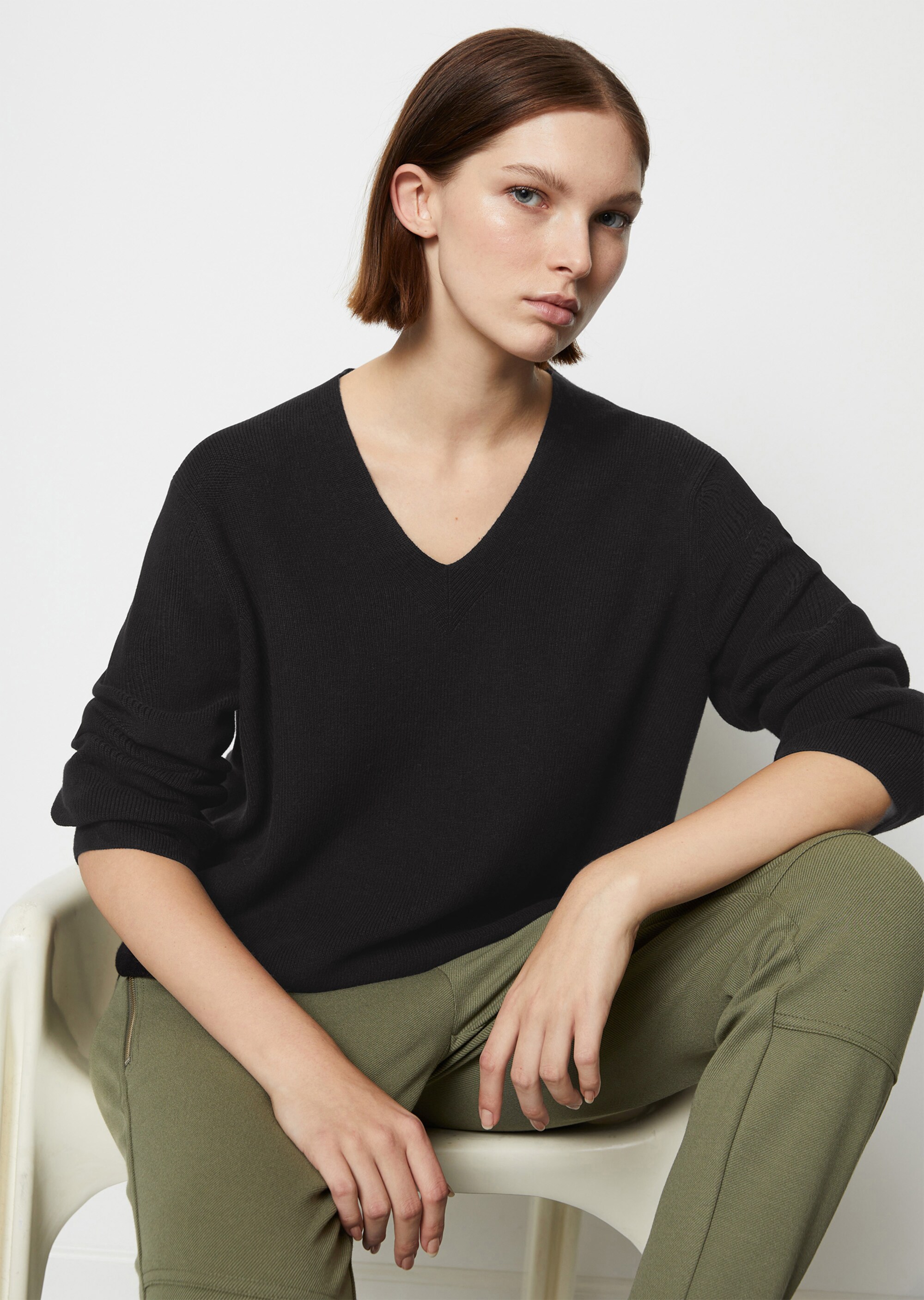 DfC-Strickpullover relaxed aus softem Baumwoll-Garn