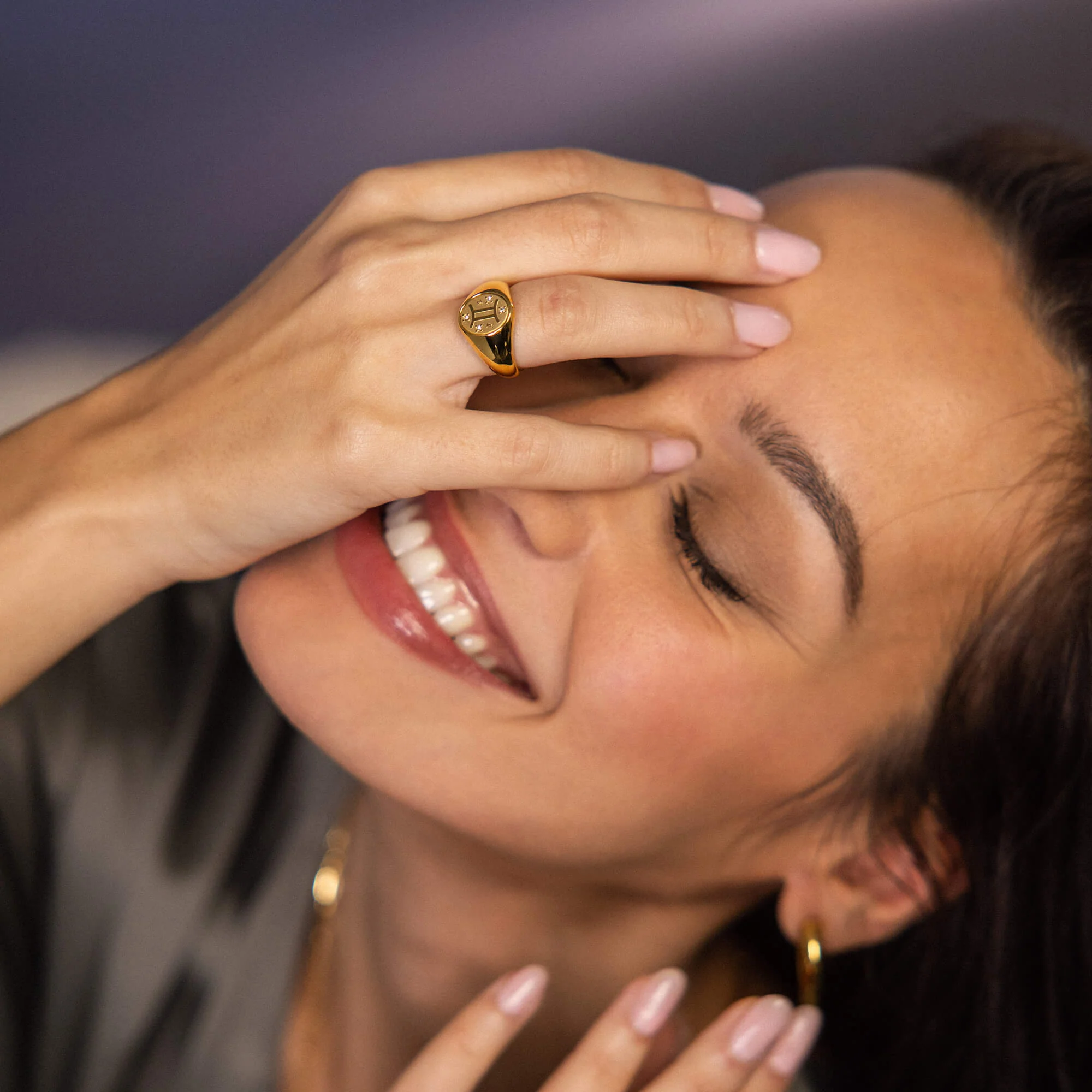 Zwilling Zodiac Ring