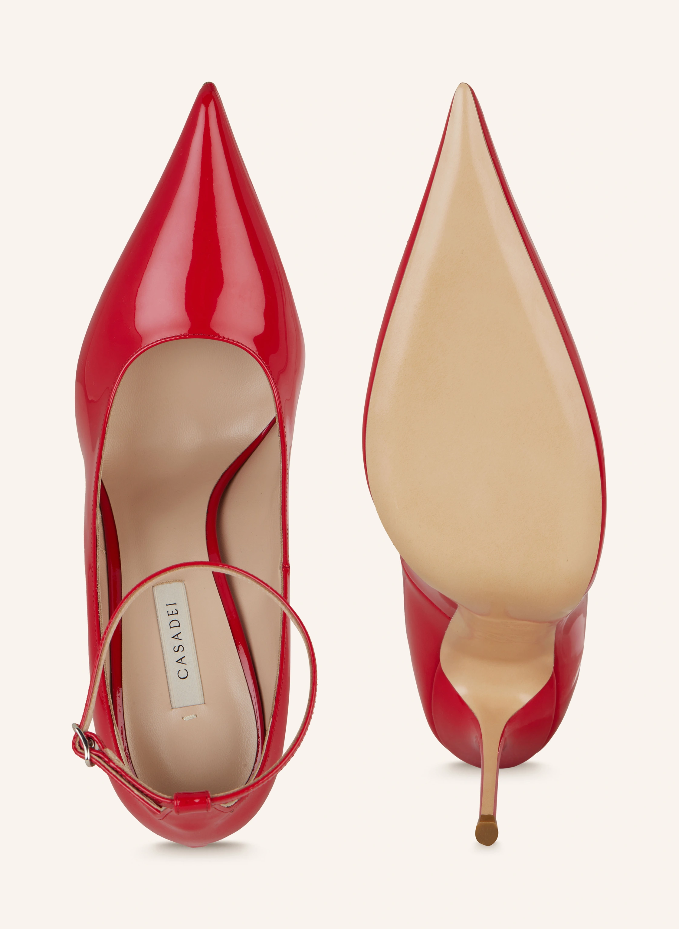 CASADEI Lack-Pumps SCARLET