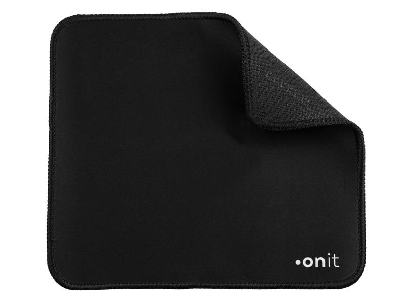 onit Mausmatte Standard Schwarz Mauspad aus weichem Schaumstoff