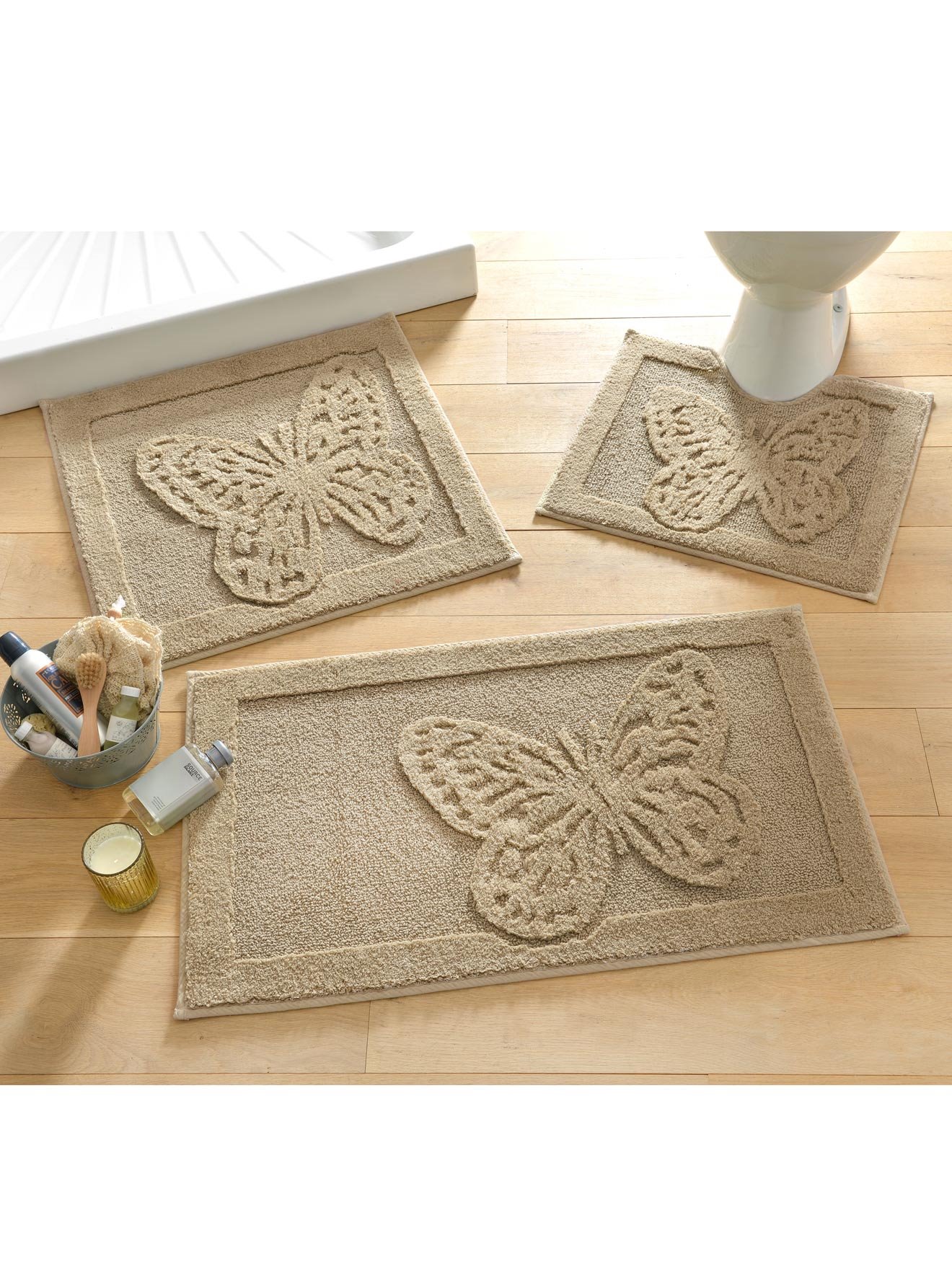 Tapis de bain Papillon
