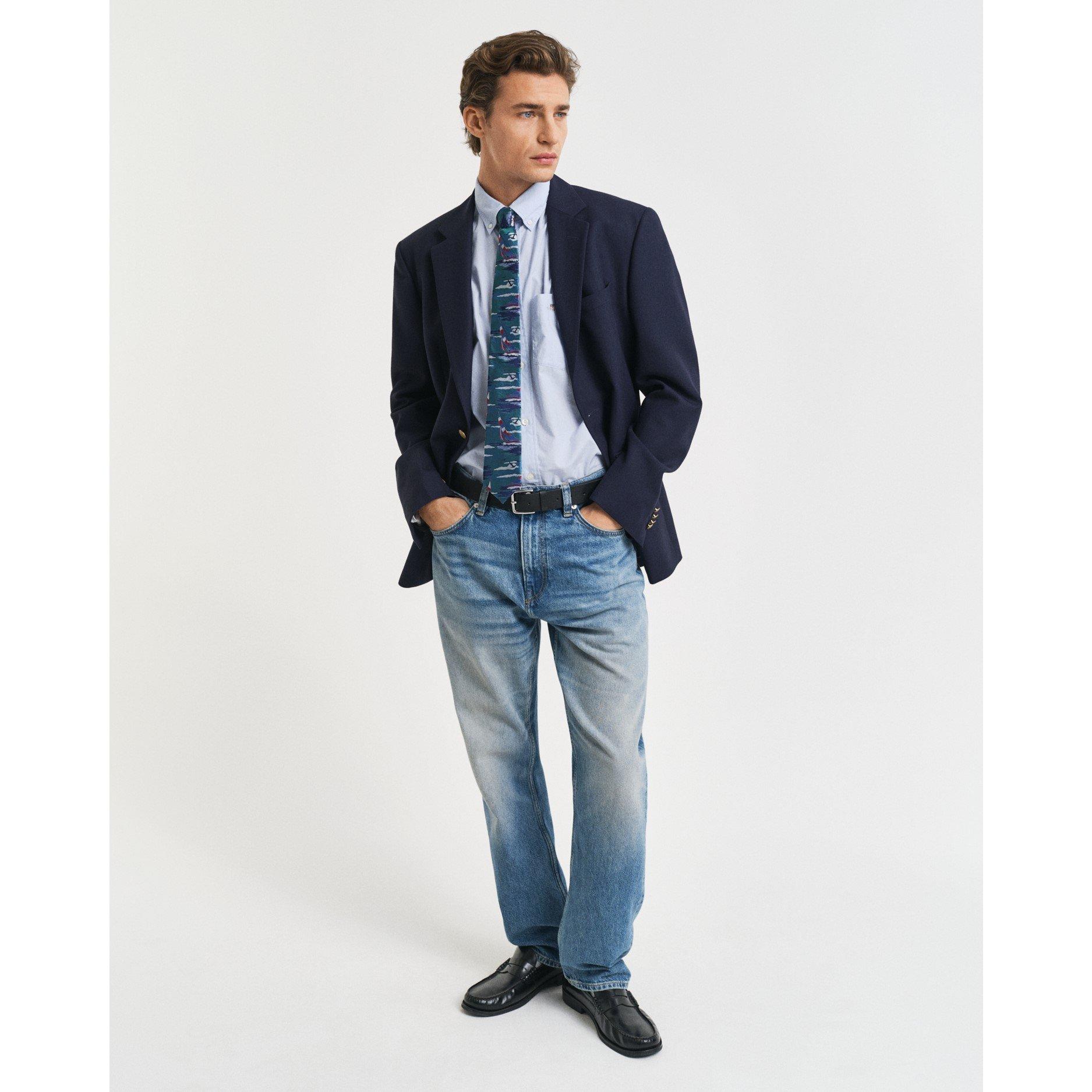 Gant Regular Fit Classic Poplin Short Sleeve Shirt
