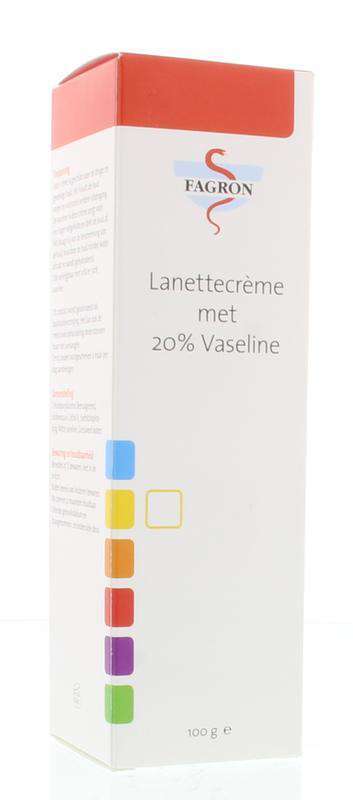 Fagron Lanette Crème met 20% vaseline100g