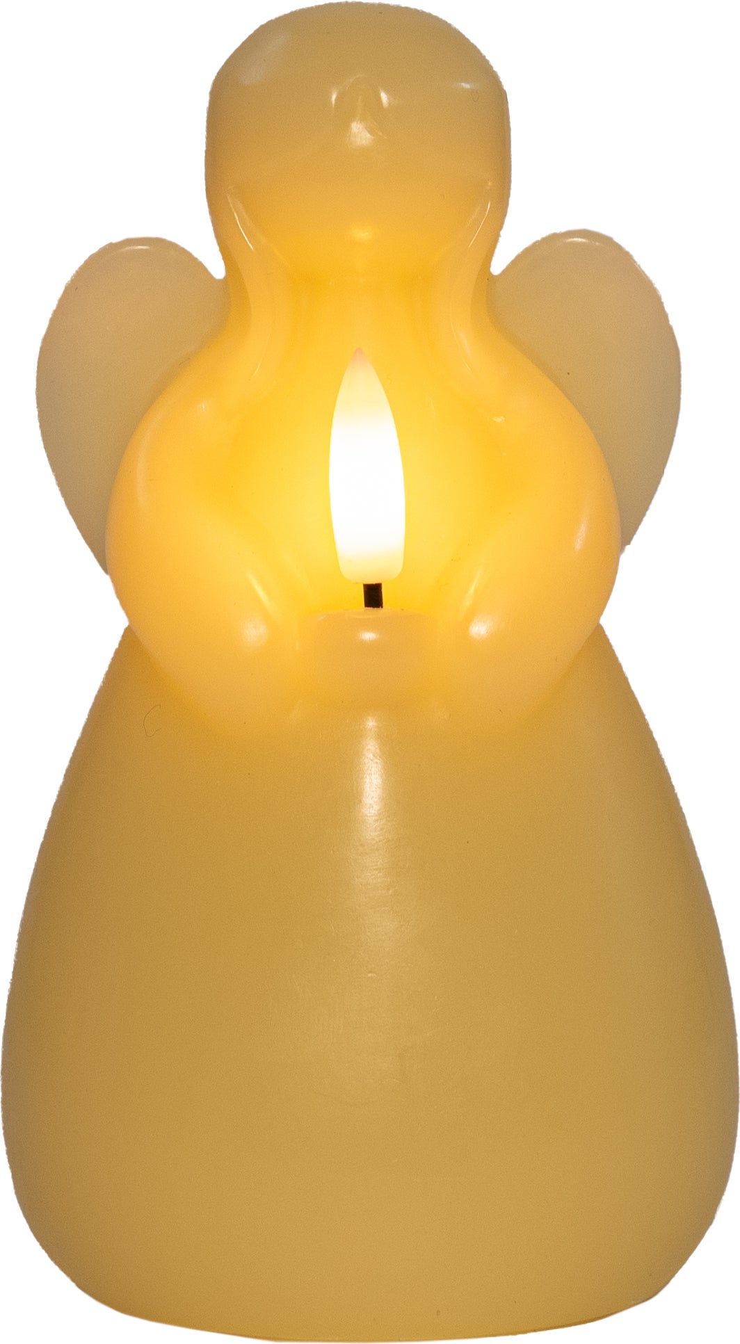 Anna's Collection LED stompkaars Ange engel ivoor D 8 H 14,5 cm