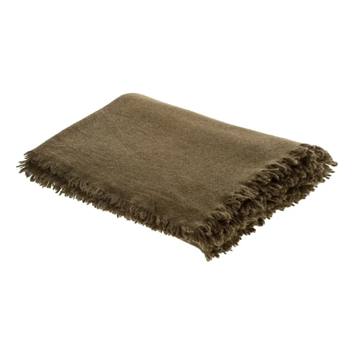 Maison de Vacances Plaid Vice Versa Frangé | Bronze