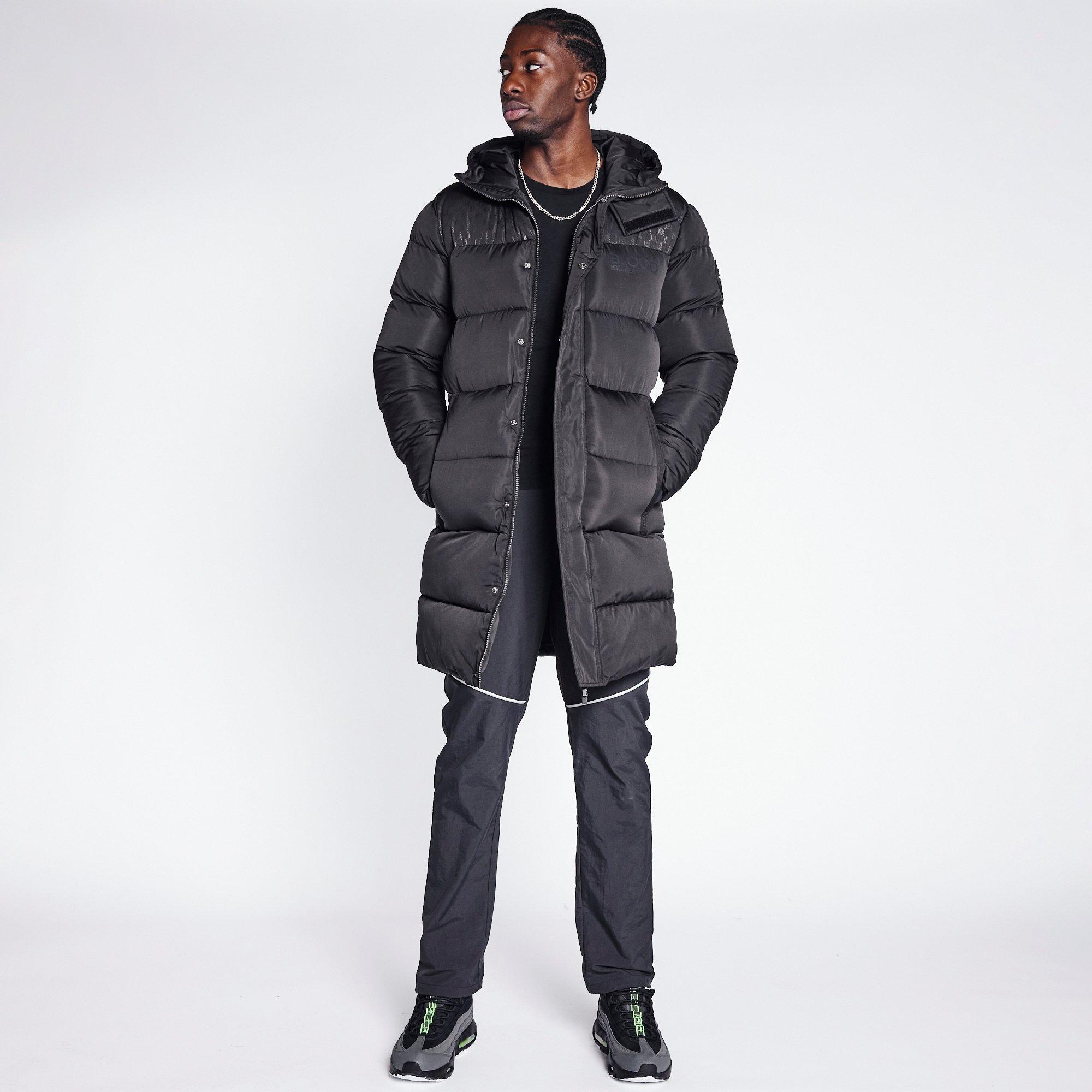 Blood Brother Long Puffer Jacket Mens