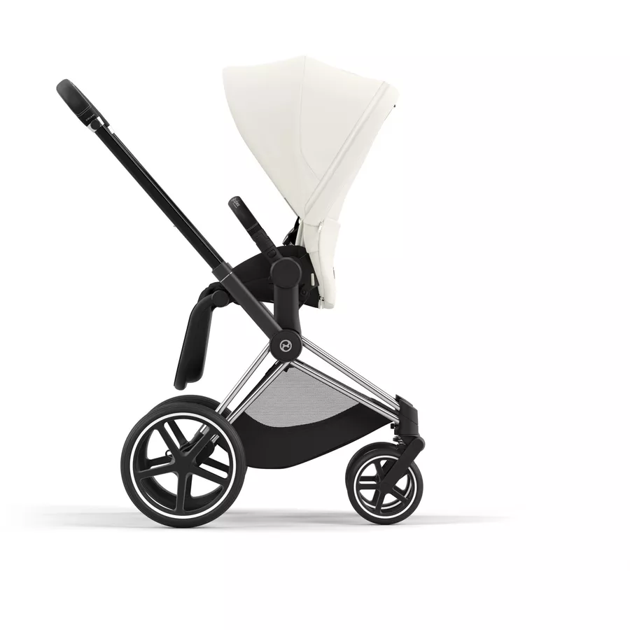 cybex PLATINUM Kombikinderwagen New Priam Chrome Black Off White