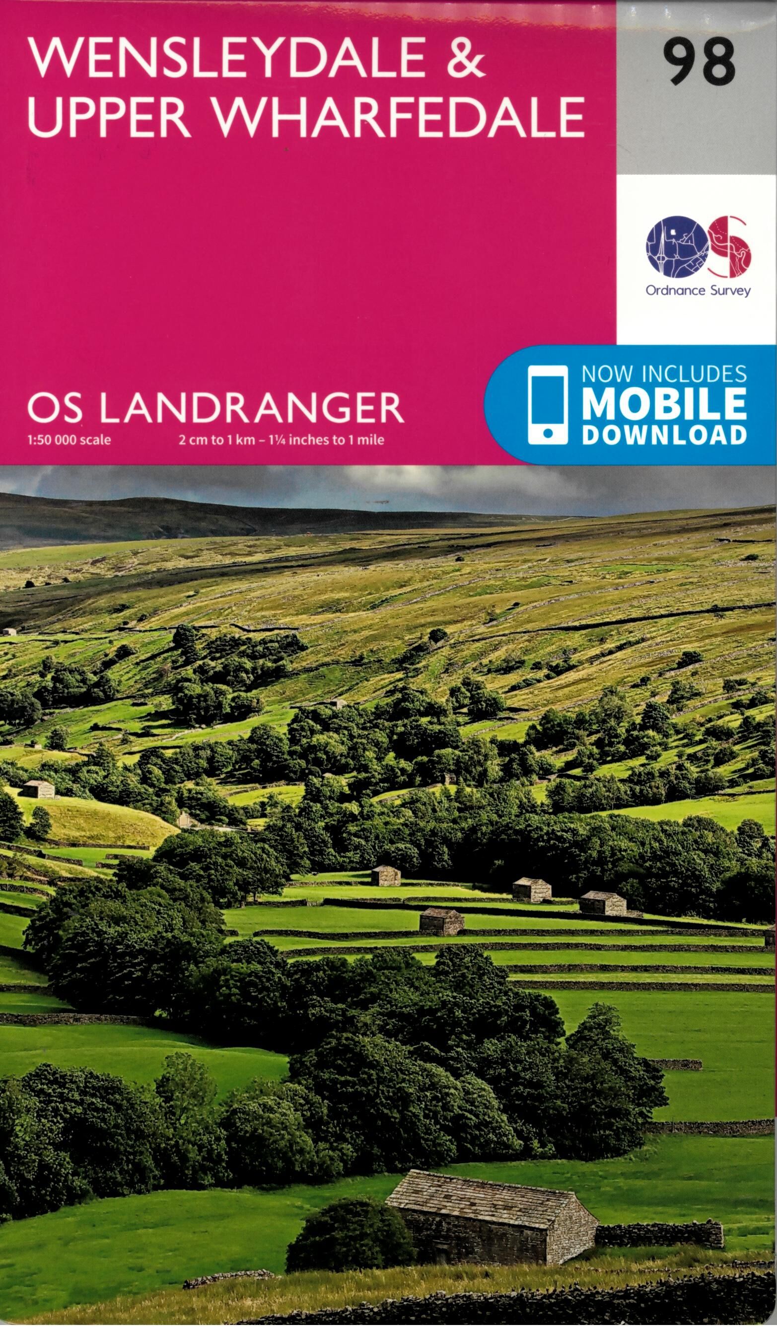 ORDNANCE SURVEY - 98 GB WENSLEYDALE 1 50 000