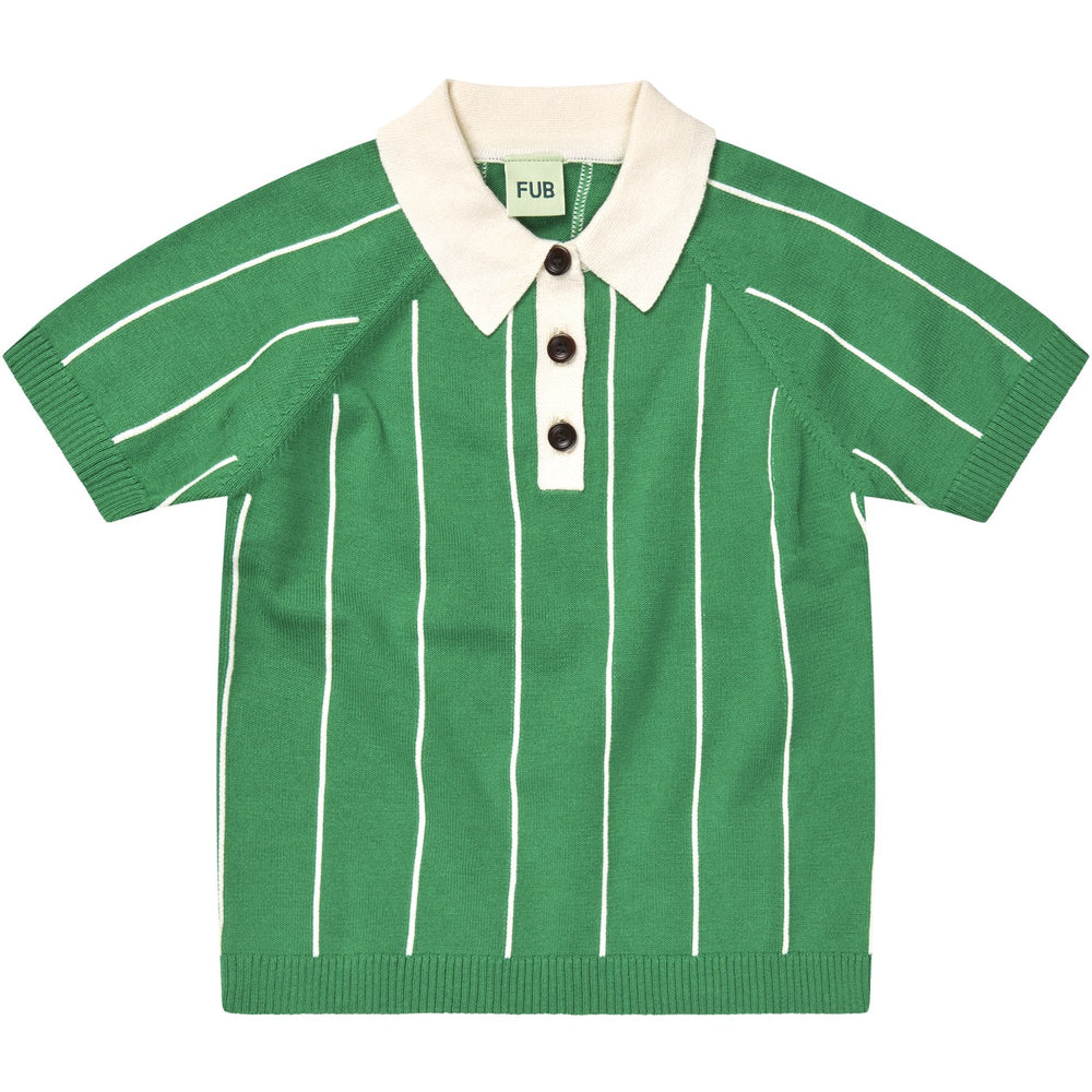 Køb FUB basil/ecru Striped Polo