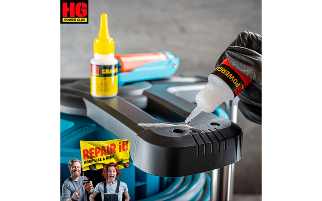 HGPower Glue Schweißnaht aus der Flasche Klebstoff Reparaturset 2-teilig