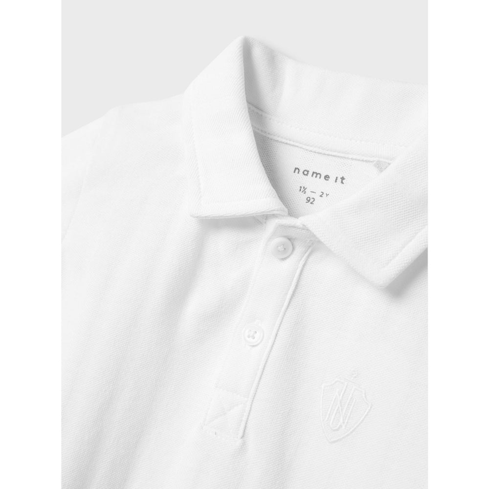 Køb Name It Bright White Fene Polo