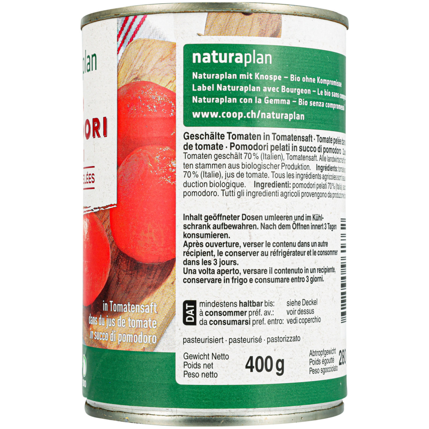 Naturaplan Bio Tomaten geschält