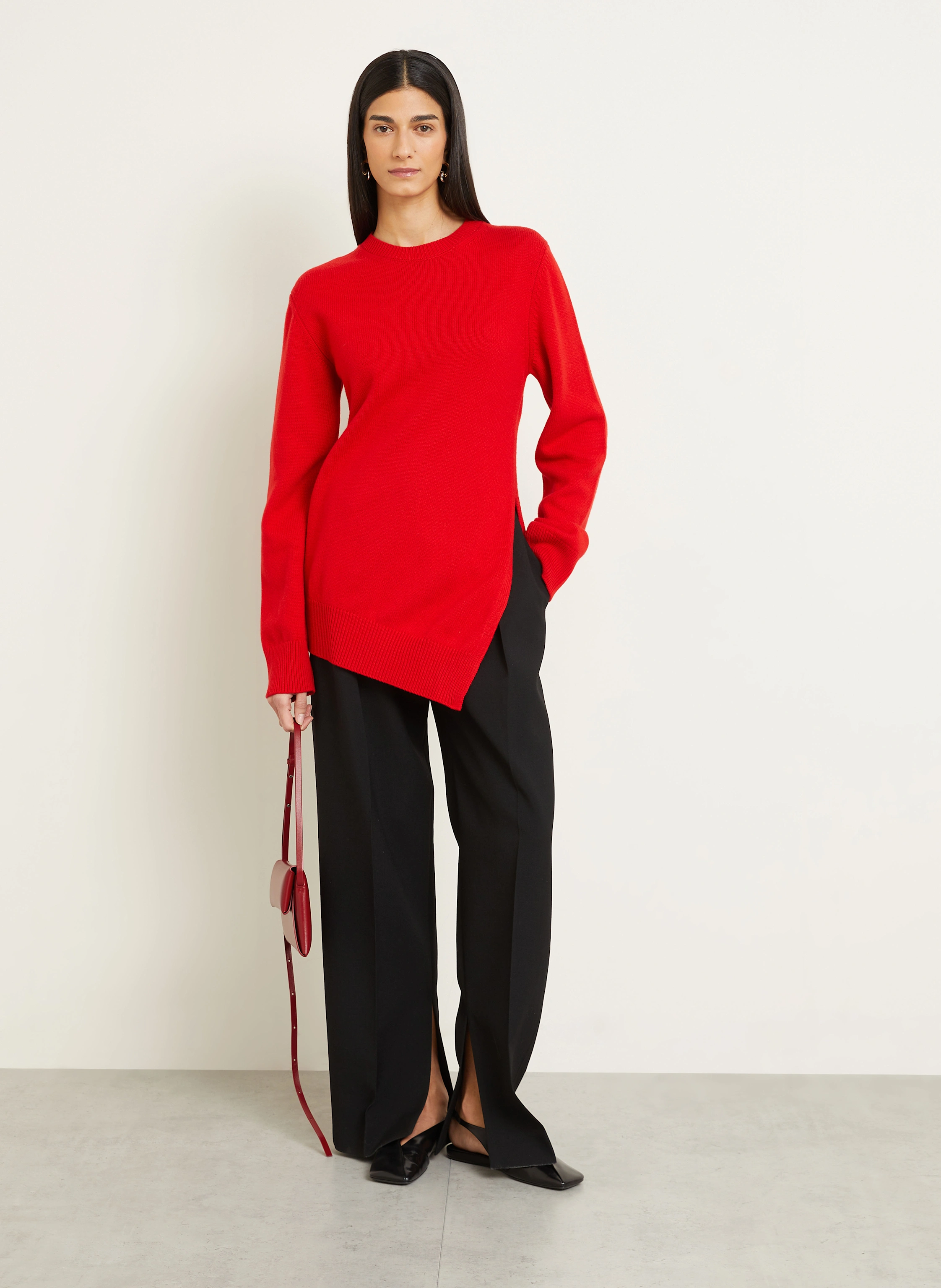 JIL SANDER Pullover mit Cashmere