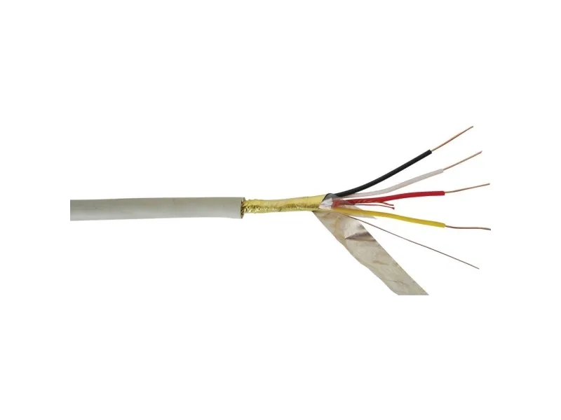 VOKA Kabelwerk 100800-00-500 Telefonkabel J-Y(ST)Y 2 x 2 x 0.6 mm Stengrå (RAL 7032) 500 m