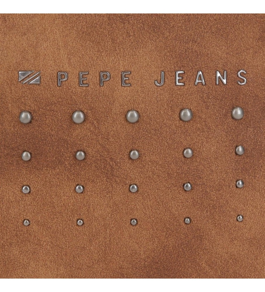 Bolsa transversal Pepe Jeans Holly marrom para celular
