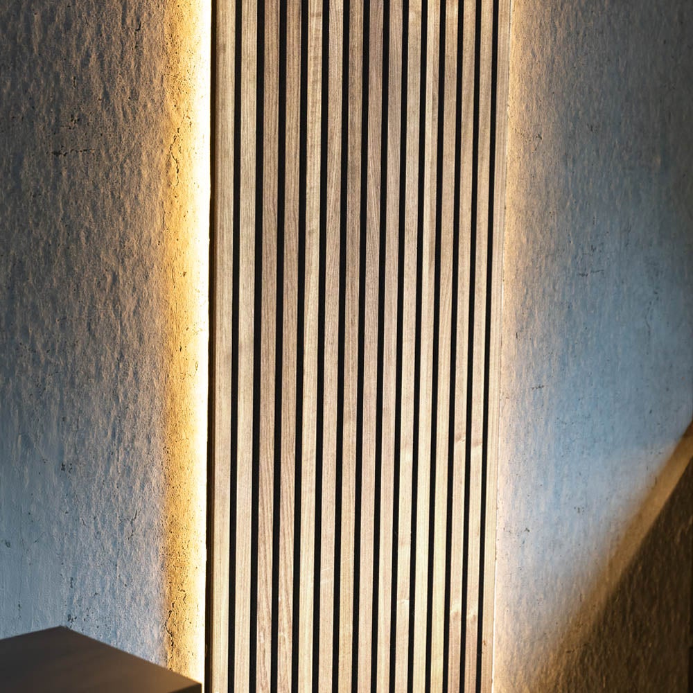 Home Deluxe wandpaneel akoestisch paneel SONIC Licht Eiken - 240 x 40 cm, 0,96 m² - | Akoestische wandpanelen, lamellenwand, akoestische panelen