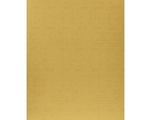 RAUTNER schuurblad voor handschuurmachines en excenterschuurmachines, aluminiumoxide, korrel 240, goud, 230 x 280 mm