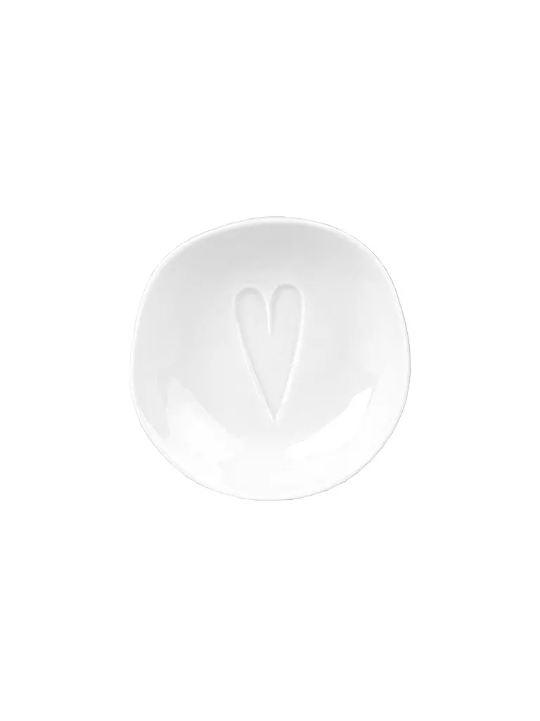 RAEDER Schälchen Dining 6x1,5cm Voller Liebe weiss