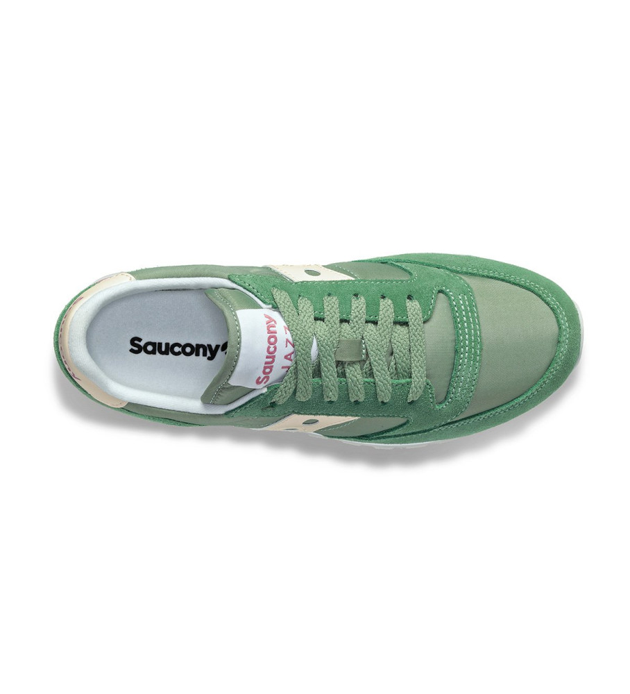 Tênis Saucony Jazz Original de couro, verde