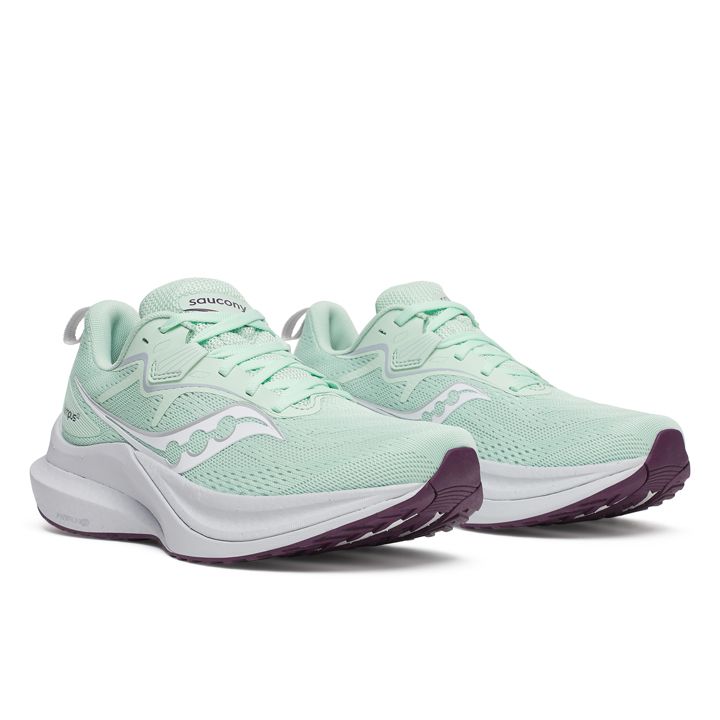 saucony tempus 2 dame 1249 10973243 jade eggplant