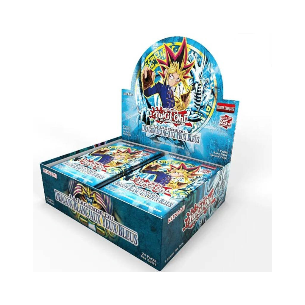 Yu-Gi-Oh! - La Légende du Dragon Blanc aux Yeux Bleus - 24 Boosters
