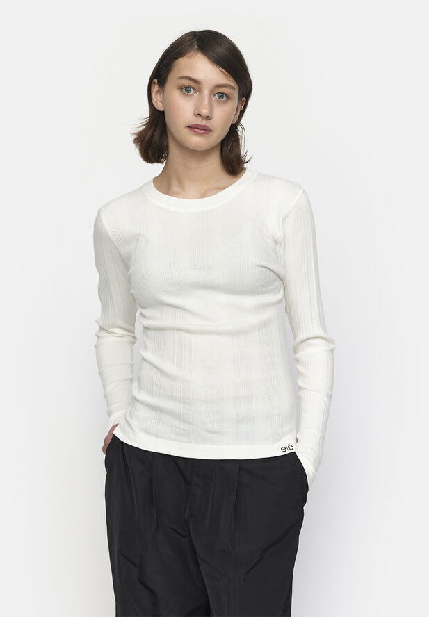 esmé studios ESLotus LS Top GOTS Snow white