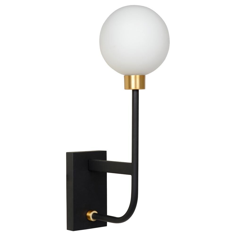 Berend badkamerwandlamp in zwart G9 390 x 195 x 120 mm
