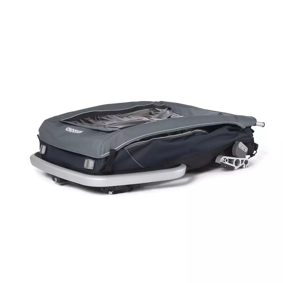 CROOZER Kinderfahrradanhänger Kid Vaaya 2 Graphite blue